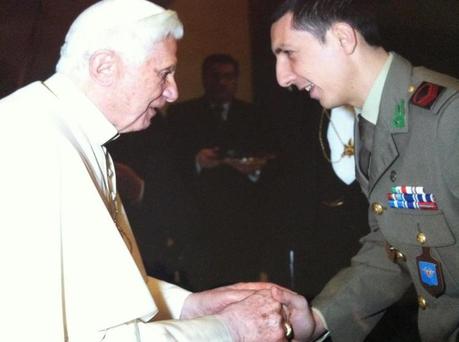 Vaticano/ Ferdinando Giannini. Incontro con Papa Benedetto XVI presso la Santa Sede