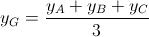 Problema svolto: determinare le coordinate dei vertici di un triangolo note le coordinate del baricentro