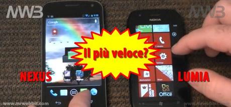 smartphone più veloce galaxy nexus nokia lumia 710 navigare internet