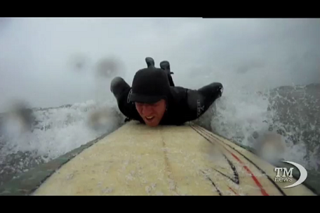 surfista Usa Surf a  10 sul lago Michigan? Yes we can! VIDEO