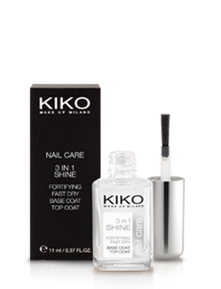 Review Kiko: lip balm spf 15 e smalto 3 in 1 Shine base coat top coat