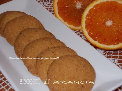 Biscotti all'arancia