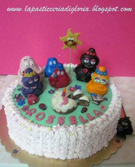 TORTA CON BARBAPAPA'