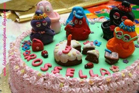 TORTA CON BARBAPAPA'