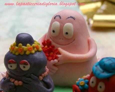 TORTA CON BARBAPAPA'