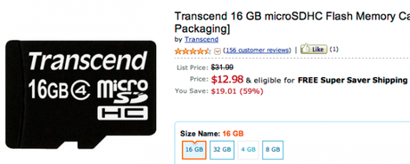 Portable USB / SD opzioni di archiviazione con $ 1/GB