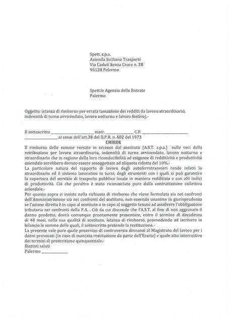 PER RECUPERARE LA MANCATA DETASSAZIONE….