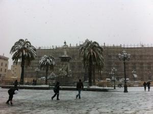 Emergenza neve a Sassari Azione sinergica di mobilitazione