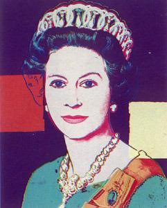 queen elizabeth II by warhol