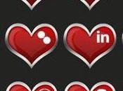icone social network tema Valentino
