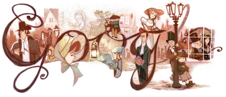 Google dodle Dickens 2012