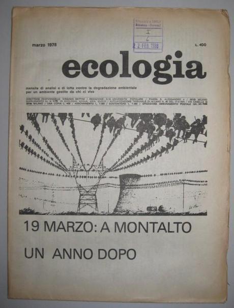 Ecologia Le origini del movimento ecologista italiano: la nascita di Nuova Ecologia