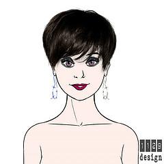 NBSPIN-modella-orecchini-argentati-cuore-filo-spinato-silver-earrings-1129design