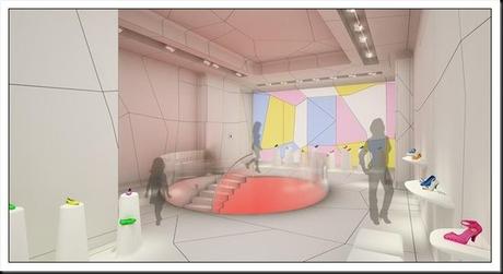 Galeria Melissa a NY - rendering 2