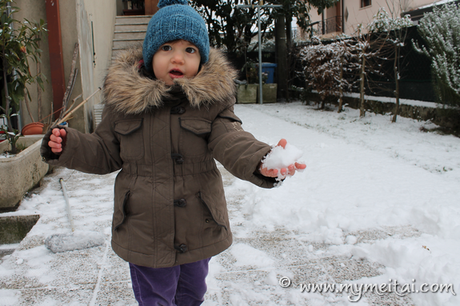 La neve anche qui… finalmente!