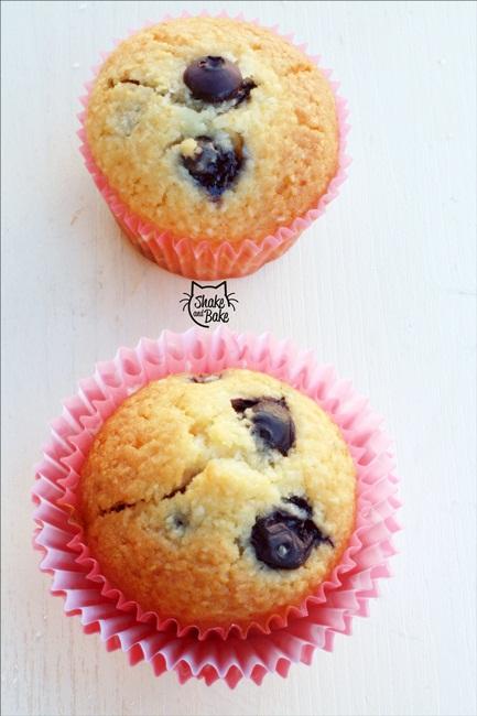 Blueberry coconut muffins