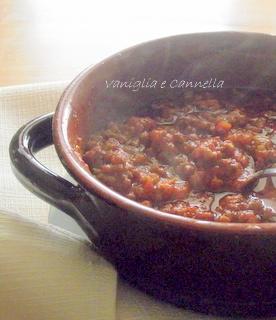 Polenta con ragù alla bolognese