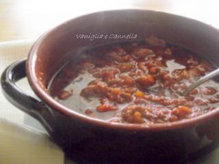 Polenta con ragù alla bolognese