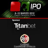 Titanbet sponsor dell’Italian Poker Open