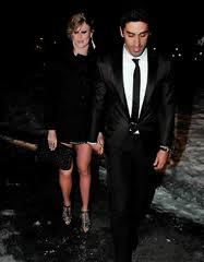 Filippo Magnini e Federica Pellegrini al party per il compleanno di lui.