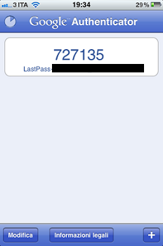 IMG 0104 Lastpass ancora più al sicuro con Google Authenticator