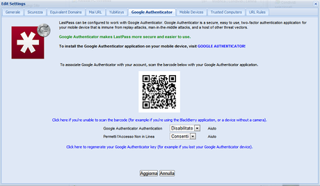 google authenticator Lastpass ancora più al sicuro con Google Authenticator