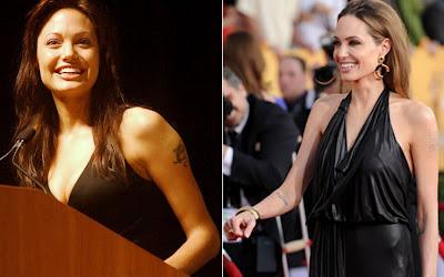 Angelina Jolie, ieri e oggi Foto