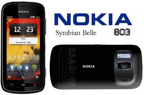 Nokia 803 Symbian Belle il successore del Nokia N8 : In arrivo a fine Maggio