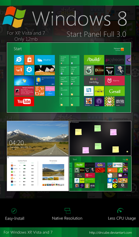 Windows 8 transformation pack Trasformare Windows 7 in Windows 8