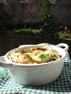 Spaghetti con le zucchine ... del Sig. Mimmo