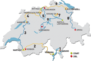 Svelato il percorso del Giro di Svizzera 2012