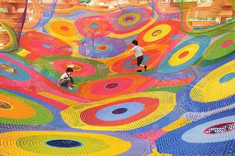 crochet artist horiuchi macadam Playground Crochet Artist Toshiko Horiuchi MacAdam