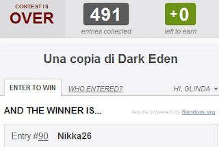 Vincitore Dark Eden!