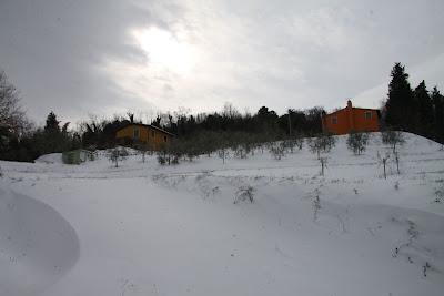 la neve caduta, e quella che ha da cadere