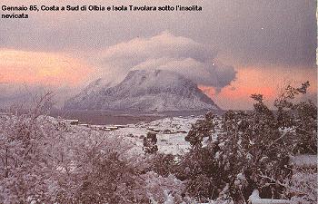 Neve su Tavolara, 2012