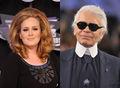 ADELE CONTRO LO STILISTA KARL LAGERFELD.