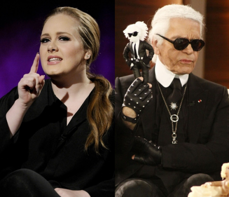 ADELE VS KARL LAGERFELD