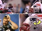 venerdì baffi”, mustacchi Super Bowl Mankins Patriots casco personalizzato