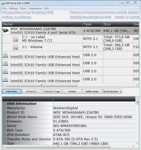 Tool per consultare le statistiche del nostro HD