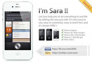 Sara, assistente vocale per gli iphone precedenti al 4S?