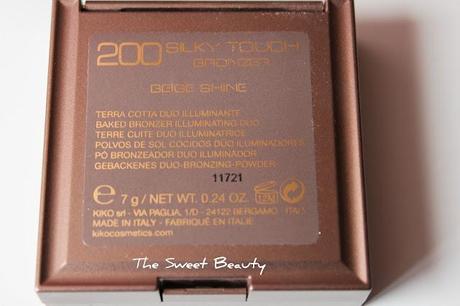 Silky Touch Bronzer By KIKO