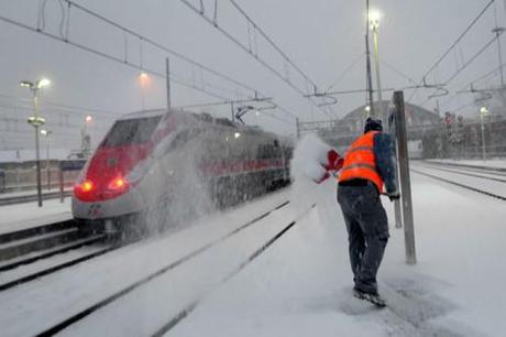 Emergenza neve: elenco treni cancellati in tutta Italia