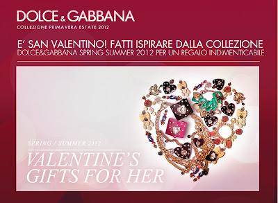 E’ San Valentino: fatti ispirare dalla collezione p/e 2012 Dolce & Gabbana