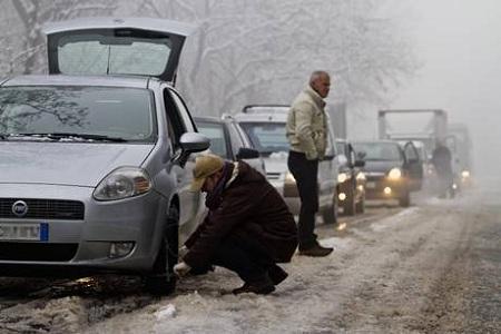 macchine con catene da neve GdF Roma: catene da neve a 400 Euro!