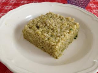 Quadrifogli di orzotto alle zucchine