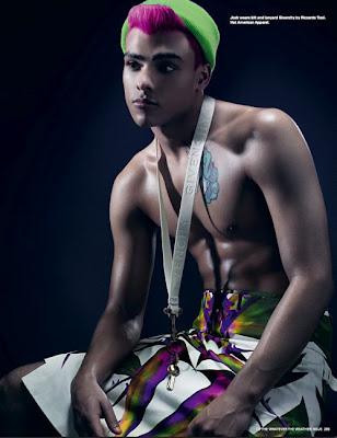 Raymond Irving in Givenchy su i-D Magazine