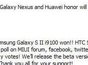 Custom Firmware MIUI arrivo Galaxy Nexus, Sensation Huawei Honor