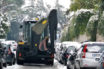 Roma sotto la neve