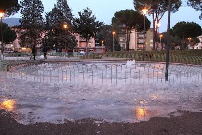 Freddo polare, a Firenze tutto ghiacciato!