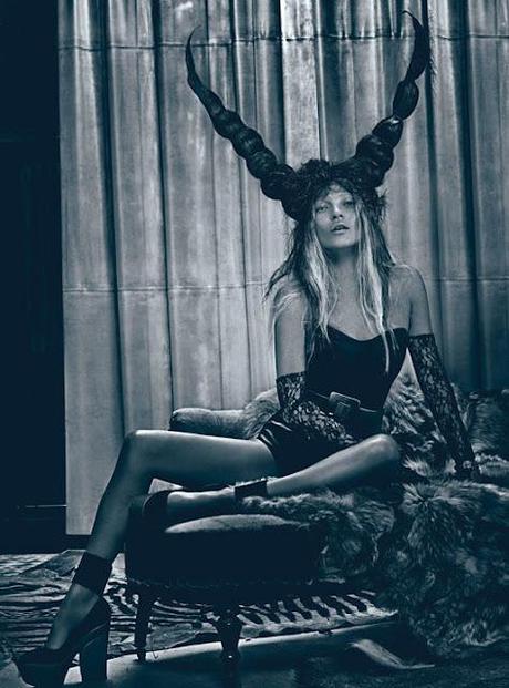 KATE MOSS / W MAGAZINE + STEVEN KLEIN